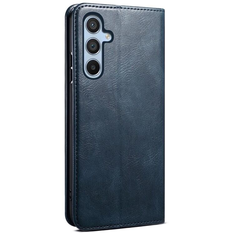 Захисний чохол UniCase Leather Wallet для Samsung Galaxy S24 FE (S721) - Blue: фото 6 з 6
