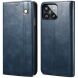 Защитный чехол UniCase Leather Wallet для Xiaomi 14 Pro - Blue (342116L). Фото 1 из 7