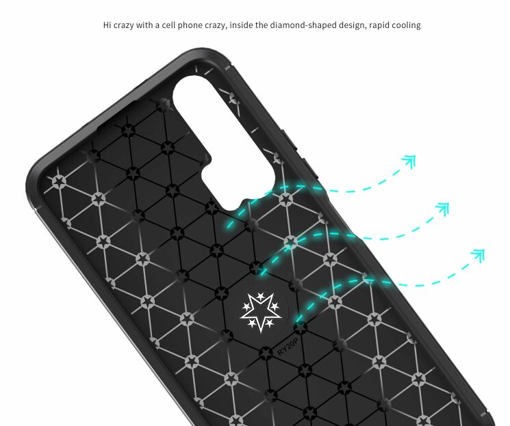 Захисний чохол UniCase Magnetic Ring для Huawei Honor 20 Pro - All Black: фото 7 з 9