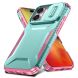 Защитный чехол UniCase Shuttle Guard для Apple iPhone 16 - Green / Pink (366419GP). Фото 2 из 7