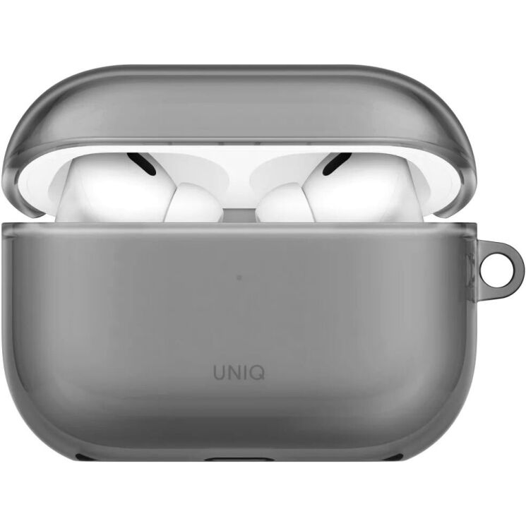 Защитный чехол UNIQ Glase для AirPods Pro 3 - Grey: фото 3 из 5