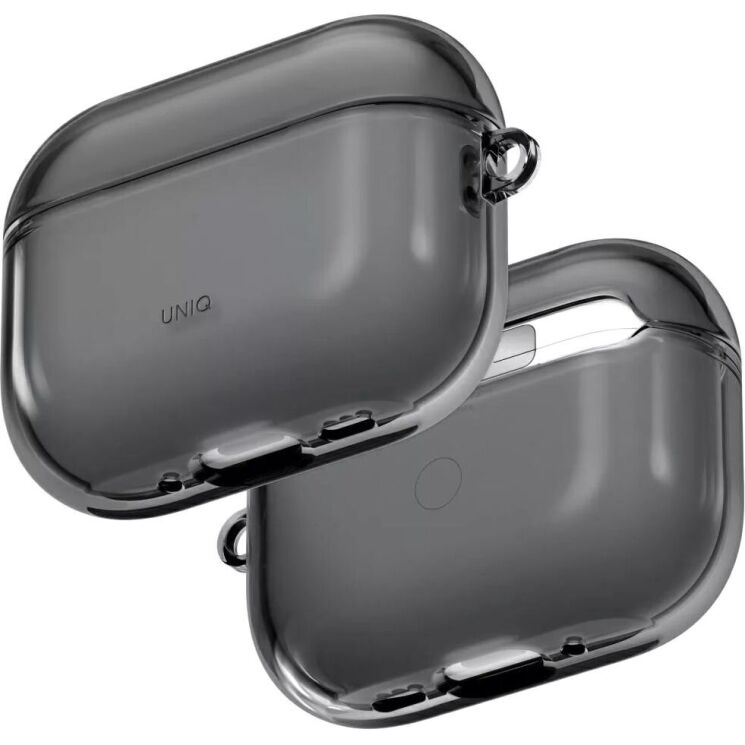 Защитный чехол UNIQ Glase для AirPods Pro 3 - Grey: фото 2 из 5