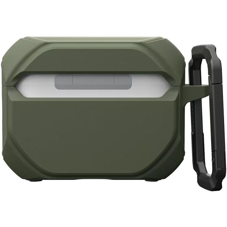 Защитный чехол URBAN ARMOR GEAR Monarch MagStand для AirPods Pro 3 (104131117233) - Drab / Silver: фото 6 из 13