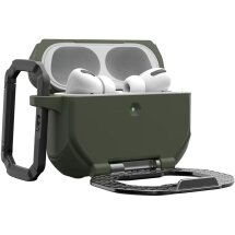Защитный чехол URBAN ARMOR GEAR Monarch MagStand для AirPods Pro 3 (104131117233) - Drab / Silver: фото 1 из 13