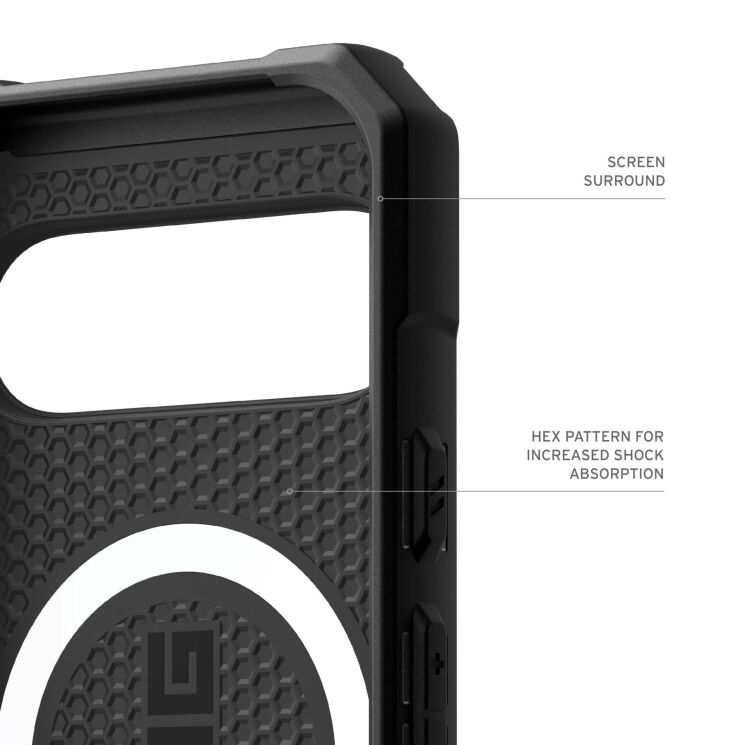Защитный чехол URBAN ARMOR GEAR (UAG) Pathfinder Pro для Google Pixel 9 - Black: фото 13 из 14