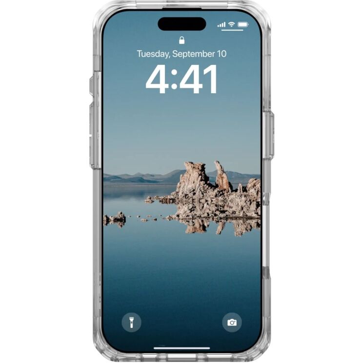 Захисний чохол URBAN ARMOR GEAR (UAG) Plyo MagSafe для Apple iPhone 16 Pro - Ice / White: фото 2 з 10