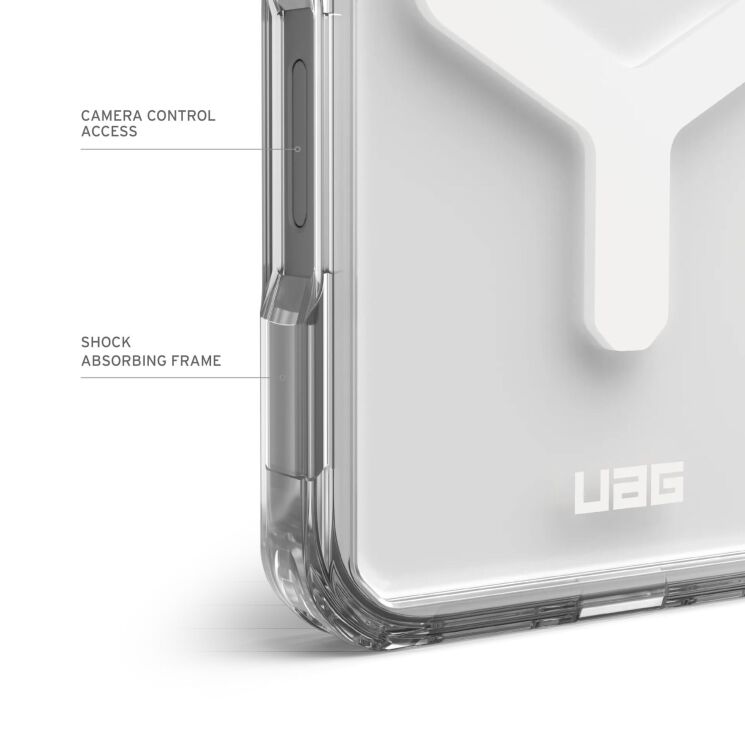 Захисний чохол URBAN ARMOR GEAR (UAG) Plyo MagSafe для Apple iPhone 16 Pro - Ice / White: фото 7 з 10