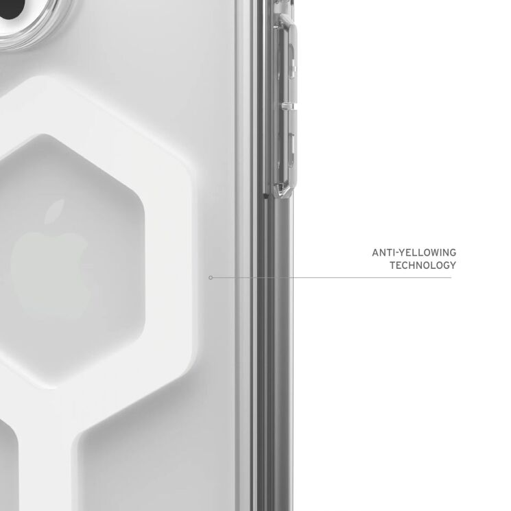 Захисний чохол URBAN ARMOR GEAR (UAG) Plyo MagSafe для Apple iPhone 16 Pro - Ice / White: фото 8 з 10