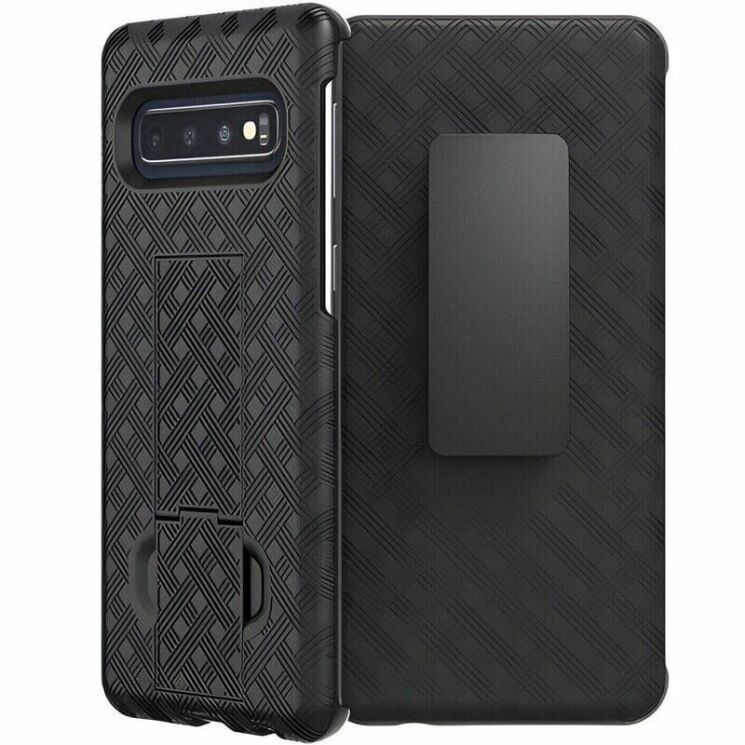 Защитный чехол Verizon Shell and Holster для Samsung Galaxy S10 Plus (G975) 51830VZRHOC - Black: фото 4 из 5