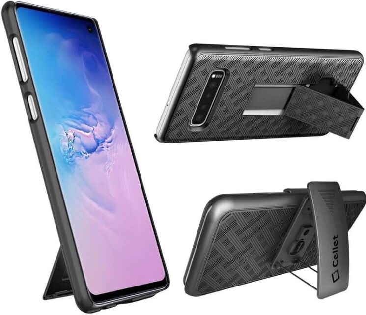 Защитный чехол Verizon Shell and Holster для Samsung Galaxy S10 Plus (G975) 51830VZRHOC - Black: фото 5 из 5