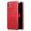 Защитный чехол X-LEVEL Vintage для Apple iPhone XS Max - Wine Red (208700WR)
