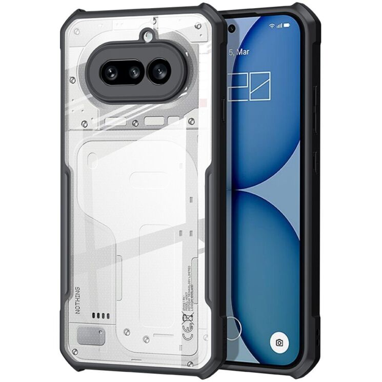 Захисний чохол XUNDD Rugged Case для Nothing Phone (4a) - Black (411305B) Захисний чохол XUNDD Rugged Case для Nothing Phone (4a) - Black: фото 1 з 8