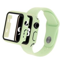 Захисний комплект Deexe Protective Kit для Apple Watch 41 mm (7 / 8 / 9 Series) - Light Green: фото 1 з 8