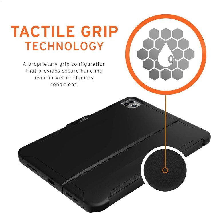 Захисний чохол URBAN ARMOR GEAR (UAG) Scout для Apple iPad Pro 12.9 (2020) - Black: фото 8 з 9