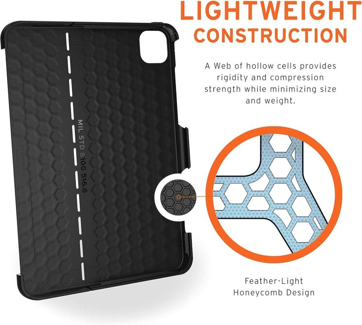 Захисний чохол URBAN ARMOR GEAR (UAG) Scout для Apple iPad Pro 12.9 (2020) - Black: фото 9 з 9