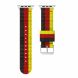 Ремешок UniCase Nylon для Apple Watch 46 / 45 / 44 / SE 44 / 42 (Series 1-3) / Ultra / Ultra 2 - Yellow / Red / Black (251303F). Фото 3 из 4