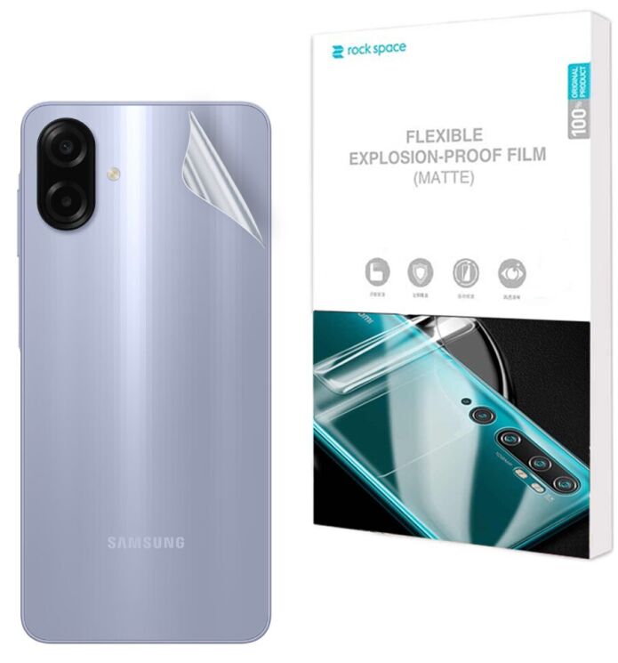Антибликовая пленка на заднюю панель RockSpace Explosion-Proof Matte для Samsung Galaxy A07 (A075): фото 1 из 9