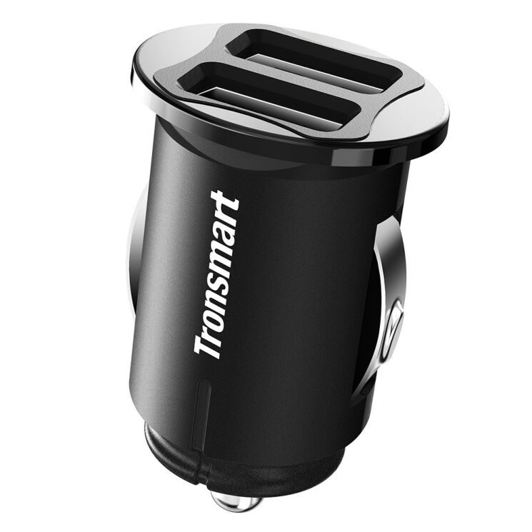 Автомобильное зарядное устройство Tronsmart C24 24W Dual USB Port: фото 1 из 8