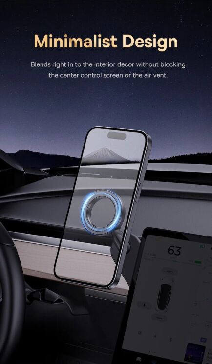 Автомобільний тримач Baseus C02 Go Series (C40165500111-00) - Black: фото 11 з 19