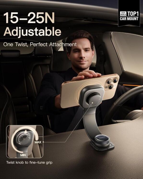 Автомобільний тримач Baseus PrimeTrip C03 Magnetic (C00136) - Cosmic Black: фото 9 з 15