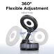 Автомобильный держатель UGREEN LP970 Suction Cup Magnetic Phone Mount - Metal Gray (982714H). Фото 5 из 8