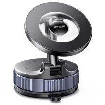 Автомобільний тримач UGREEN LP970 Suction Cup Magnetic Phone Mount - Metal Gray: фото 1 з 8