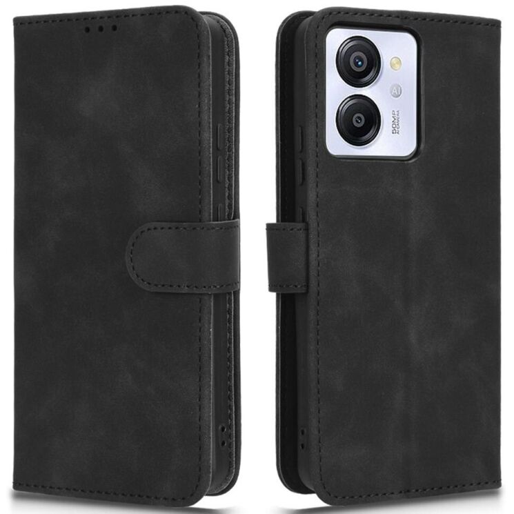 Чехол Deexe Classic Wallet для Blackview Color 8 - Black: фото 1 из 6
