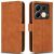 Чехол Deexe Classic Wallet для Infinix Note 40 - Brown: фото 1 из 6