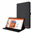 Чехол Deexe Cloth Style для Lenovo Tab M10 Plus 1/2 Gen (TB-X606) - Black (226909B)