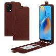 Чохол Deexe Flip Case для OPPO A74 - Brown (231824Z)