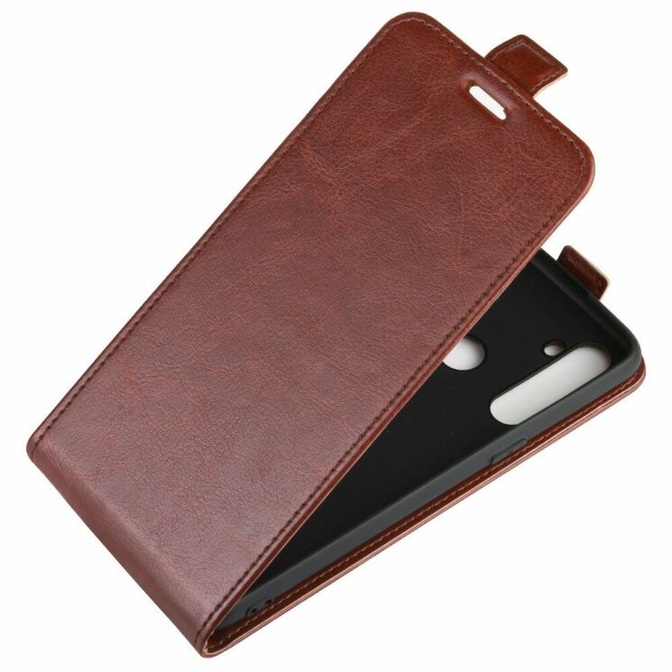 Чехол Deexe Flip Case для Realme 5 / Realme 6i / Realme C3 - Brown: фото 3 из 7