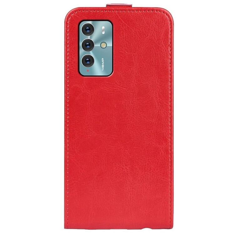 Чехол Deexe Flip Case для ZTE Blade V40 - Red: фото 4 из 6