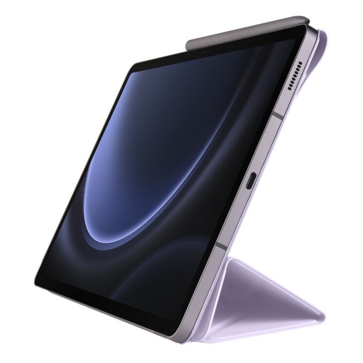 Чeхол Deexe Origami Series для Samsung Galaxy Tab S9 / S9 FE / S10 FE (X710/716/510/516/520/526) - Purple: фото 2 из 12
