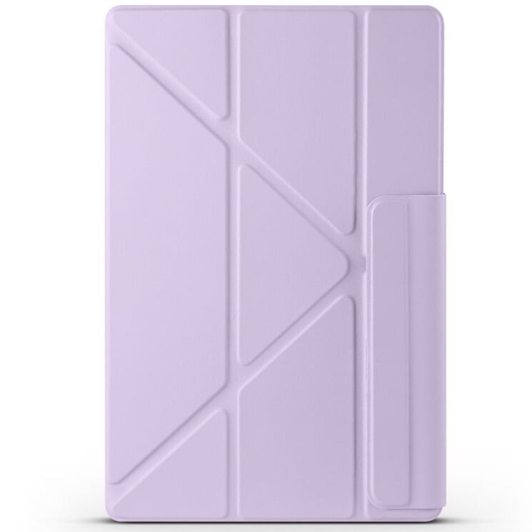 Чeхол Deexe Origami Series для Samsung Galaxy Tab S9 / S9 FE / S10 FE (X710/716/510/516/520/526) - Purple: фото 7 из 12