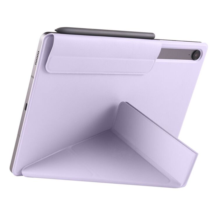 Чeхол Deexe Origami Series для Samsung Galaxy Tab S9 / S9 FE / S10 FE (X710/716/510/516/520/526) - Purple: фото 3 из 12