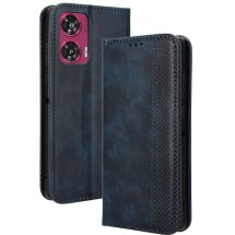 Чехол Deexe Retro Style для Motorola Edge 50 Fusion - Blue: фото 1 из 7