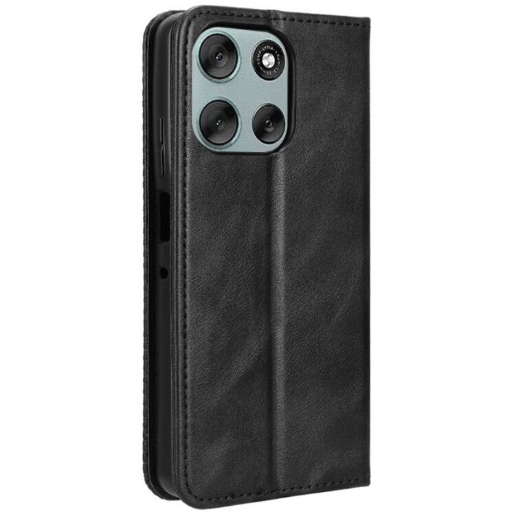 Чохол Deexe Retro Style для Motorola Moto G56 - Black: фото 9 з 16