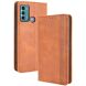 Чехол Deexe Retro Style для Motorola Moto G60 - Brown: фото 1 из 15