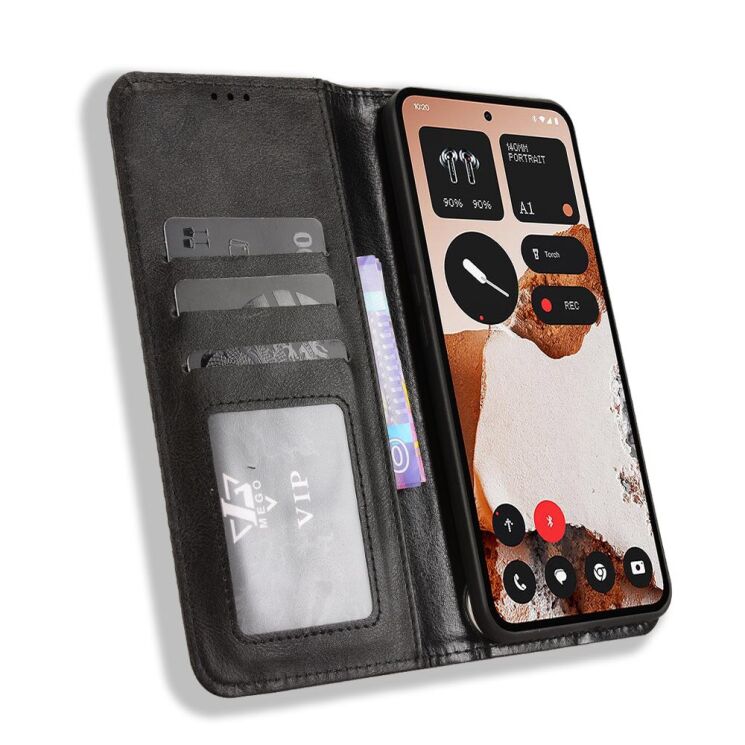 Чохол Deexe Retro Style для Nothing CMF Phone 2 Pro - Black: фото 6 з 18