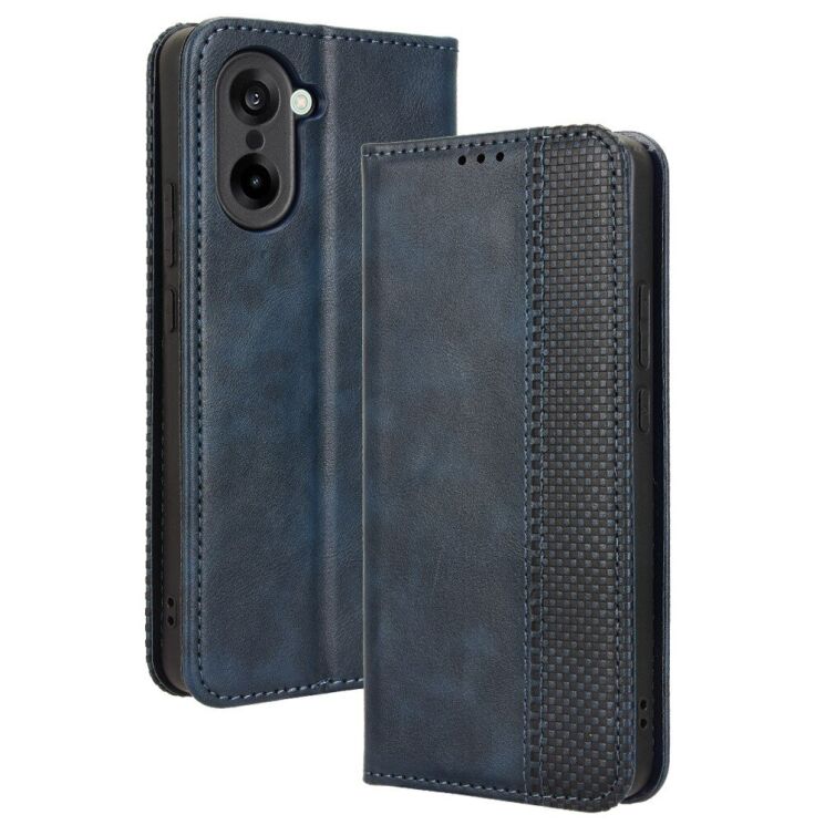 Чохол Deexe Retro Style для OnePlus Nord CE 5 / Ace 5 Racing - Blue: фото 9 з 15