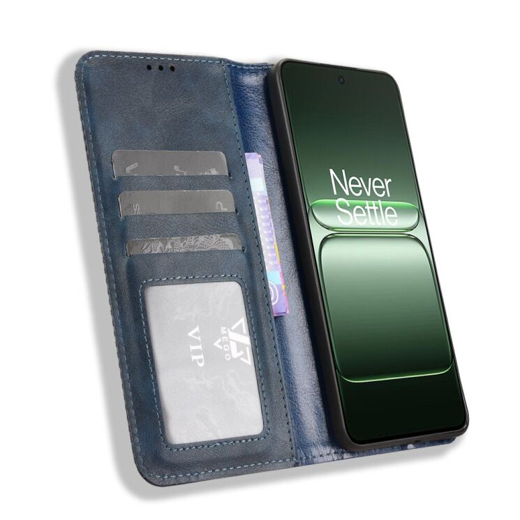 Чохол Deexe Retro Style для OnePlus Nord CE 5 / Ace 5 Racing - Blue: фото 6 з 15