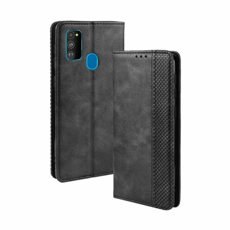 Чохол Deexe Retro Style для Samsung Galaxy M30s (M307) / Galaxy M21 (M215) - Black: фото 14 з 24