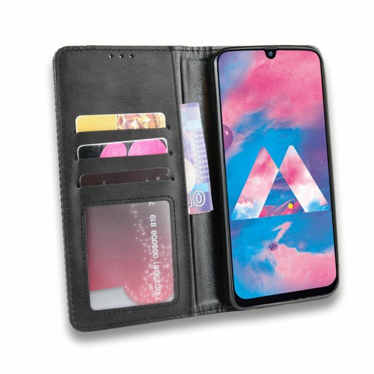 Чохол Deexe Retro Style для Samsung Galaxy M30s (M307) / Galaxy M21 (M215) - Black: фото 6 з 24