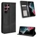 Чехол Deexe Retro Style для Samsung Galaxy S22 Ultra (S908) - Black (298438B). Фото 8 из 9