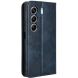 Чехол Deexe Retro Style для TECNO Camon 40 (CM5) - Blue (386302L). Фото 6 из 7