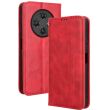 Чехол Deexe Retro Style для TECNO Spark 30C - Red (361700R)