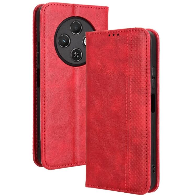 Чехол Deexe Retro Style для TECNO Spark 30C - Red: фото 1 из 7