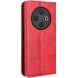 Чехол Deexe Retro Style для TECNO Spark 30C - Red (361700R). Фото 6 из 7