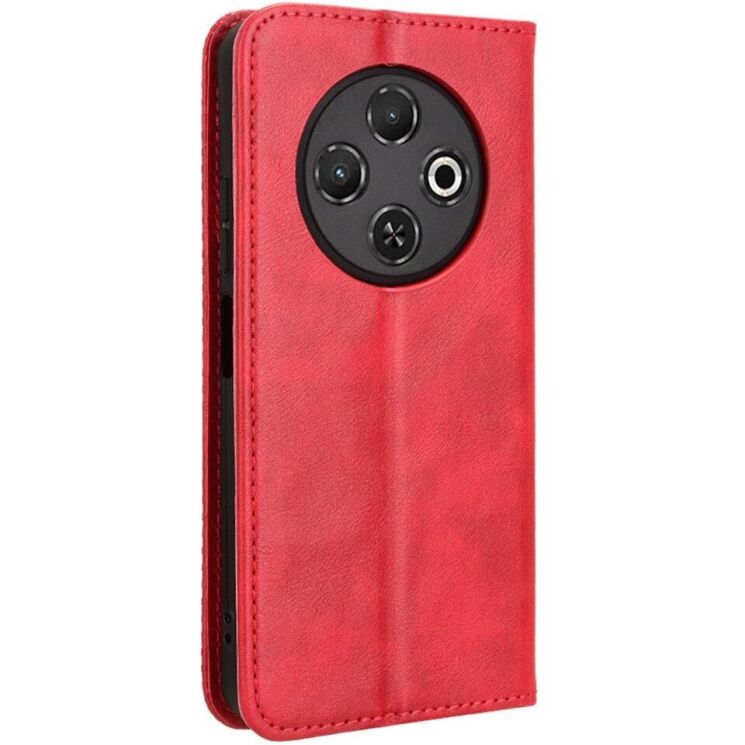 Чехол Deexe Retro Style для TECNO Spark 30C - Red: фото 6 из 7