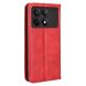 Чехол Deexe Retro Style для Xiaomi Poco X6 Pro - Red (345806R). Фото 7 из 7
